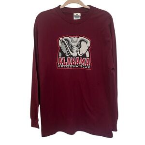 Alabama Crimson Tide 100% Cotton Shirt Size Large - Made in USA. New with tags